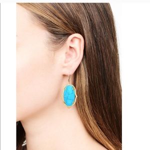 Stella and Dot Turquoise Amala Earrings
